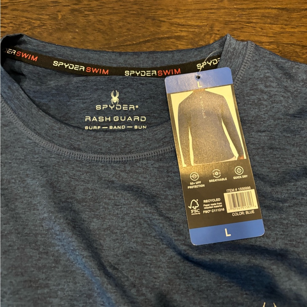Spyder Navy Rash Guard